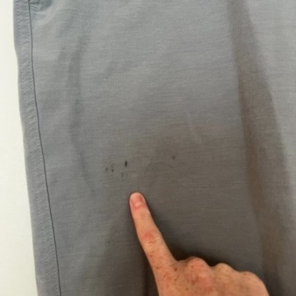 Faherty Belt Loop Grey All Day Shorts Size 40 - Picture 5 of 8